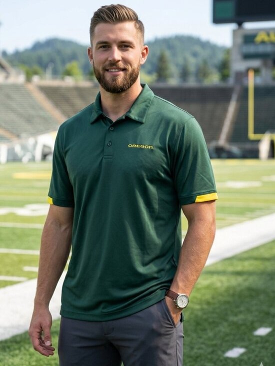 Oregon Ducks Other - University of Oregon Ducks Men's Polo Shirt - Size XXL